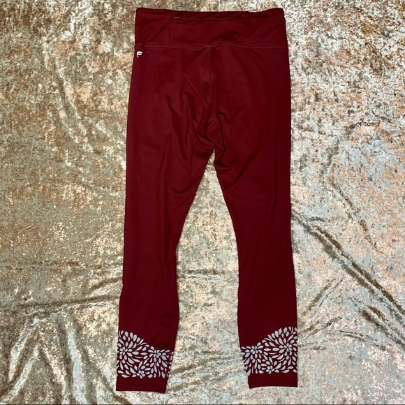 Fabletics Maroon Leggings - Picture 6 of 7
